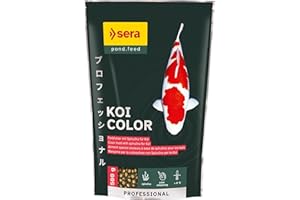 sera KOI Professional Color Farbfutter 500 g | Koifutter für perfekte Farben | Koi Futter für Temperaturen über 8°C | Unterstützt das Wachstum von Kois | Geringere Wasserbelastung | Weniger Algen