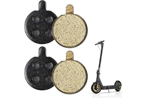 KIKI FANCY Pastiglie freno a disco in resina per Xiaomi M365, 4 pezzi Accessori rotondi per Mi 1S Essential Pro 2 M365 Pro E-Scooter