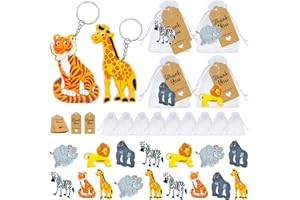 MEIYIFAN 30 sztuk zwierząt leśnych mini breloczek do kluczy