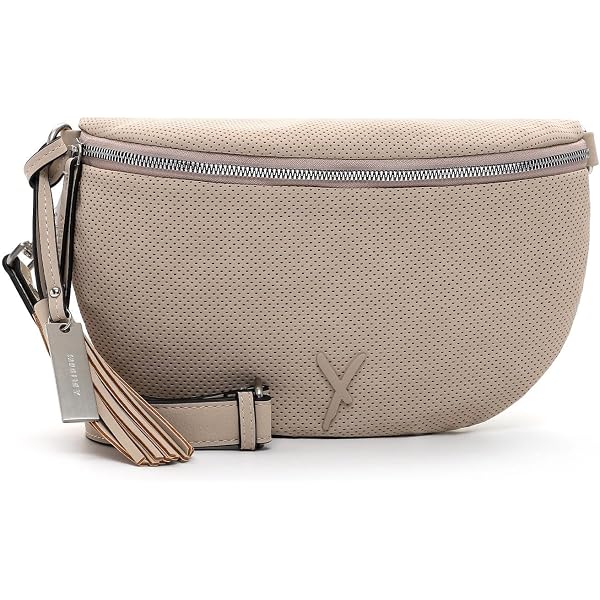 Bolsa Bandolera Suri Frey Marry Crossover Color Gris Claro - Ligera, Con Correa Ajustable Y Múltiples Compartimentos