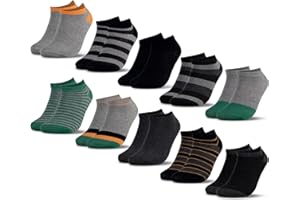 Occulto Calzini Corti per Bambino e Bambina pacco da 10 (modello: Mikl)