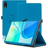 Case for Blackview Tab 90 WiFi 10.92 Inch Blackview Tab 90 WiFi Tablet Protective Case PU Leather with Stand Function Pen Holder and Wrist Strap Comprehensive Protection Light Blue