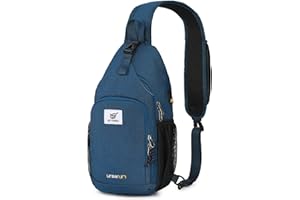 SKYSPER Zaino Monospalla Multifimzioni Borsa a Tracolla Impermeabile con Porta USB per Uomo Donna Casual Ciclismo Trekking Viaggio
