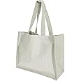Westford Mill W422 Classic Jute Shopper - Eco-Friendly Reusable Tote Bag