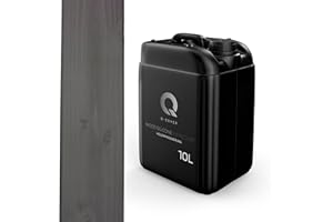 Q-COVER holzimprägnierung Anthrazit 10 L 2 in 1 holzschutz farbimprägnierung imprägniermittel holzschutzmittel imprägnierung abperleffekt alle holzarten holzgrundierung