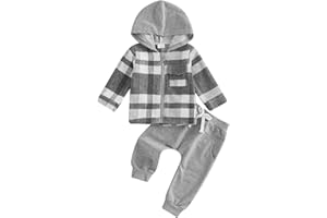 Geagodelia Completi Tuta Bambini Sportivo Abbigliamento Neonati Jogging Contrasto Colore Pullover con Cappuccio Orecchie di Orso + Pantaloni da Jogging