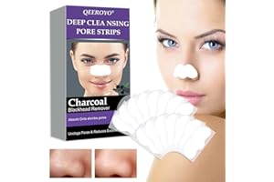 TRUUME Mitesser Nasenstrips, Anti Nosestripes Mitesser, Pore Strips, Poren Reinigung mit Aktivkohle, Entfernen Mitesser und Unreinheiten, 15Pcs White