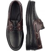 GRACIA Hakiki Siyah Deri Hafif Ortopedik Loofer Ayakkabı Casual G&uuml;nl&uuml;k G&uuml;verte Marin Bağcıklı Makosen Boat Shoe Klasik Yazlık