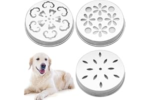 Feibety 6 Pcs Dog Scent Work Tins,Training Dog Scent Nose Odor Round Container Accessory Tool,Small Dog Food Container,Agility Training Equipment for Dogs,Aluminum Containers for Dog Nose Training