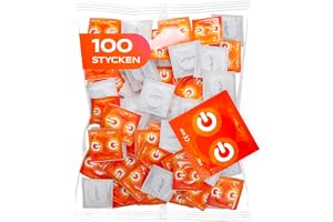 ON) Stimulating Condoms 54mm Wide Pack of 100 Units, Premium Texture Condoms, Thin Wall Thickness 0.08 mm