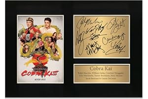Zulu Image Cobra Kai III Season 3 Cast Signed | Autograph A4 Printed Photo Reproduction Print Picture Display No72, Black