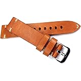 RIOS 1931 Herren Leder Uhrenarband 22 Krokoprägung braun für