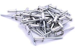 SINGULARITY SUPPLIES M4.8 (4.8mm x 8mm) Dome Blind Rivet - Aluminium (Pack of 40)