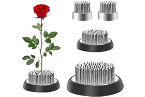 ELTHMPR Blumenigel Ikebana Kenzan Steckigel Blumen - 4 Stück Blumen Frosch Runde Flower Frog Hanataba Blumenhalter Metall für Vasen Blumendekoration Blumenarrangement Teestuben Blumenläden Büro Gärten