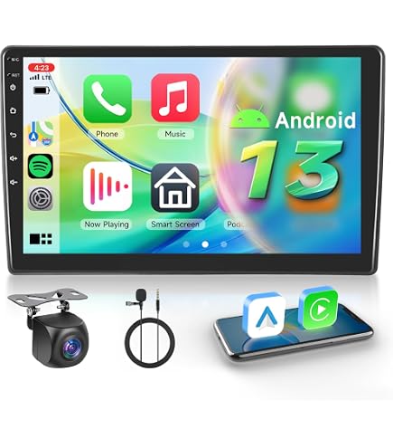 Autoradio Android 13 Pour Citroën C5 (2008-2017) – Écran Tactile 10,1 Pouces, 2 Go RAM, 32 Go ROM, GPS, Carplay & Android Auto Sans Fil, Commandes Au Volant