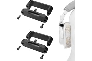 Geekria 1 par metalliskt huvudbands gångjärnsfixkit kompatibelt med Audio-Technica ATH-M50x, M50xBT, M50xGM, M50xBB, M50xPB