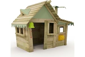 Wickey Maison de Jeu Casita - Maison de Jeu en Bois pour Enfants, Maison de Jardin pour Enfants, extrême résistante aux intempéries - en Bois Massif imprégné sous Pression - Vert Pastel