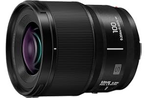 Panasonic Lumix S 100mm F2.8 | Objectif à focale Fixe Plein Format S-E100 (Bokeh, Macro, Vidéo, Tropicalisé, Compact et léger) Noir – Compatible Monture L