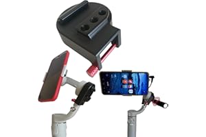 PEASTREX OM 6 5 Cold Shoe Mikrofon Mount Ring Clamp Adapter Verlängerungsstange für DJI OM 6 5 Applied to Rode Video Mikrofon, LED Spotlight, Vlogging