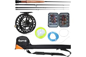Sougayilang Freshwater Fly Fishing Rod with Reel