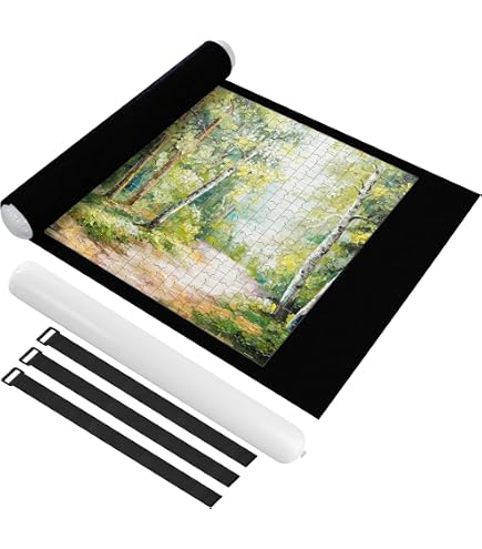 Diset 01012 Puzzle & Roll - Tappetino Per Conservare Puzzle In Corso Da 500 A 2000 Pezzi, Riponibile In Verticale - 3