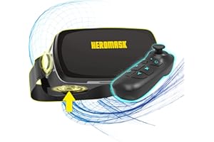 Heromask Okulary Pro VR - zestaw słuchawkowy VR Gaming -Virtual Reality- prezent kompatybilny z iPhone 11, X - Samsung s20, S10, S8... Prezent urodzinowy -Android Phone- Okulary 3D Gry -Prezent dla mężczyzn