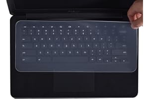 CASEBUY Universal Silikon Tastatur Abdeckung für 13-14 Zoll Laptops, Anti-Staub, wasserdicht, transparent (Größe: 31.2 x 12.9 cm)