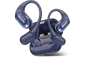 QXUFV AI Traducteur Vocal Instantané, Ecouteur Traducteur Instantané Langues, Modes de Traduction, 3 en 1 Écouteur Traducteur, Buletooth Oreillette Traduction Instantanée, Bleu