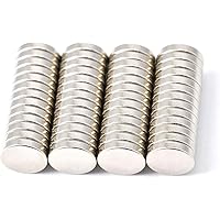 Magenesis Neodym 10x2 mm 52 Stück Mini Magnete Extrem Stark ca. 2 Kilo Haftstärke, 10 x 2 mm