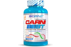 SCENIT REDEFINING YOUR BODY Carnitine - CARNI BEST - L Carnitine (2660 mg) - 120 gélules végétaliennes de gélules de l-carnitine - l-carnitine gelules - La Lcarnitine aide au métabolisme efficace des graisses