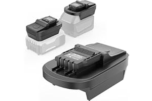 aikeec Battery Adapter for De walt 20V 18V Mil waukee 18V Convert to Worx 20V 4-PIN Li-Ion Battery Tools