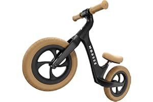 MOREEZ® Bicicleta para niños a partir de 2 años [2-5 años] Bicicleta infantil ultraligera con protección contra caídas, asiento ergonómico, 50 kg, ruedas a prueba de pinchazos de 12 pulgadas,