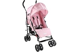 Babyco Arc 0+ Stroller Pram Pushchair Pink with Raincover