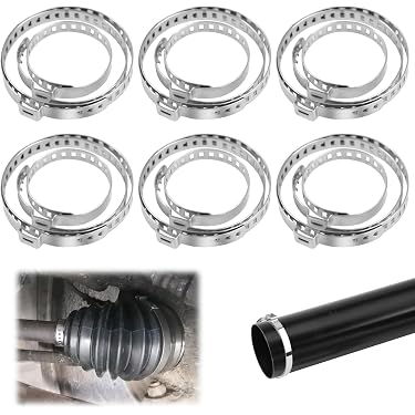 16 Pièces Collier Soufflet Cardan Universel - 8 Grands + 8 Petits Pour Véhicules