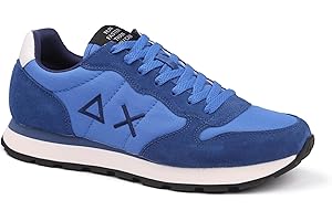 SUN68 Z44101 Sneakers Con Lacci In Tessuto/camoscio Uomo