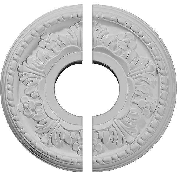 thumbnail image 2 of Westinghouse 7702700 10-Pack Victorian Molded Plastic Ceiling Medallions – White 2 of 5