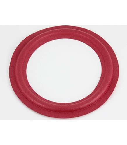 Kit 2 Bordi In Schiuma Per Altoparlanti E Subwoofer - Diametro 4.5 Pollici, Nero - Per Riparazione E Fai-da-te Audio - 3