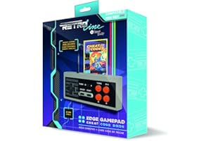 FREAKS AND GEEKS Steelplay JVARETR0095 Joystick Controller Edge mit Cheat Codes Buch Mehrfarbig