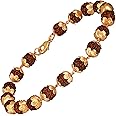 Japam Gold Plated Divine Aura Rudraksha Bracelet for Women – 8 Inches Length