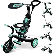 Tricycle Explorer 4 en 1 évolutif draisienne noir - Globber