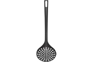 ‎CHEF AID Chef Aid Nylon-Schaumlöffel, BPA-freies Küchenutensil für Antihaft-Pfannen, Schwarz