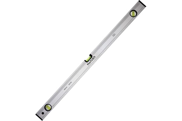 Harden 80cm (800mm) Three Vials Spirit Level with Bottom Magnetic Design and Aluminium Body - 580506