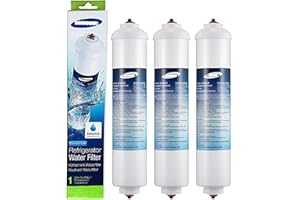 GAMMEC Filtre À Eau For Réfrigérateur Et Congélateur DA29-10105J, Compatible Avec Samsung,DA29-10105J DA99-02131B HAFEX/EXP Style Américain DA2010CB(3PCS)