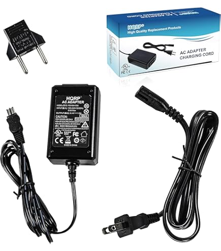TKDY AC-L100 For Sony Handycam Camcorder Charger, ACL100 Power Adapter Supply Cord For DCR TRV128 TRV103 TRV130 TRV150, CCD-TRV108 TRV308 Replace AC-L10A L10B L15A L15B L100A L100B L100C. | Best Price UAE