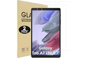 Hianjoo 2PCS Vetro Temperato Compatibile per Samsung Galaxy Tab A7 Lite 8.7" 2021, [AntiGraffio] Pellicola Protettiva 9H Compatibile con Samsung Galaxy Tab A7 Lite 8.7''(SM-T225)