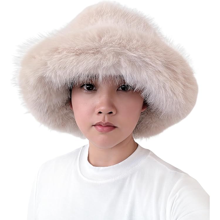 Vrouwen Winter Faux Fur Emmer Hoed, 2026 Nieuwe Pluizige Visser Fuzzy