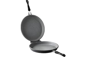 Aeternum Fornetto Tondo, Alluminio, Rivestimento Antiadernte, Adatto all'Induzione, Diametro 30 cm, Linea Gli Speciali Petravera, Nero