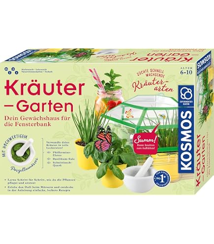 Kit Botanique Clementoni Mini Serre - Jeu éducatif Pour Enfants 7 Ans+, Avec Serre à Assembler, Pots, Graines Et Accessoires - 7
