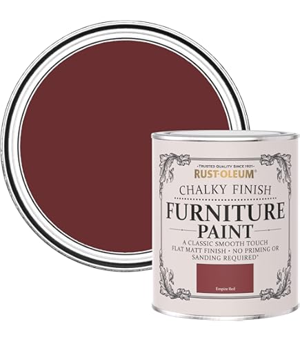 Rust-Oleum Chalky Furniture Paint Coral 125ml With Furniture Lacquer - View #2