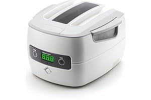 LifeBasis Nettoyeur à Ultrasons 1400ML Bac à Ultrasons 42K HZ avec 5 Réglages du Temps et LED Numériques Affichage pour Lunettes Montres Bijoux Prothèses Dentaires Ciseaux Pince